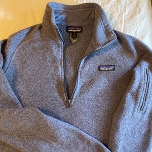 PATAGONIA half zip Better Sweater M heather purple